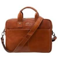 PRIDE AND SOUL Sunrise Laptoptas 38 x 6,5 x 30 cm Leer Cognac