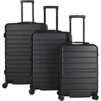 Valise JSA Rabs Serrure à combinaison Noir 45610 3 Unités 