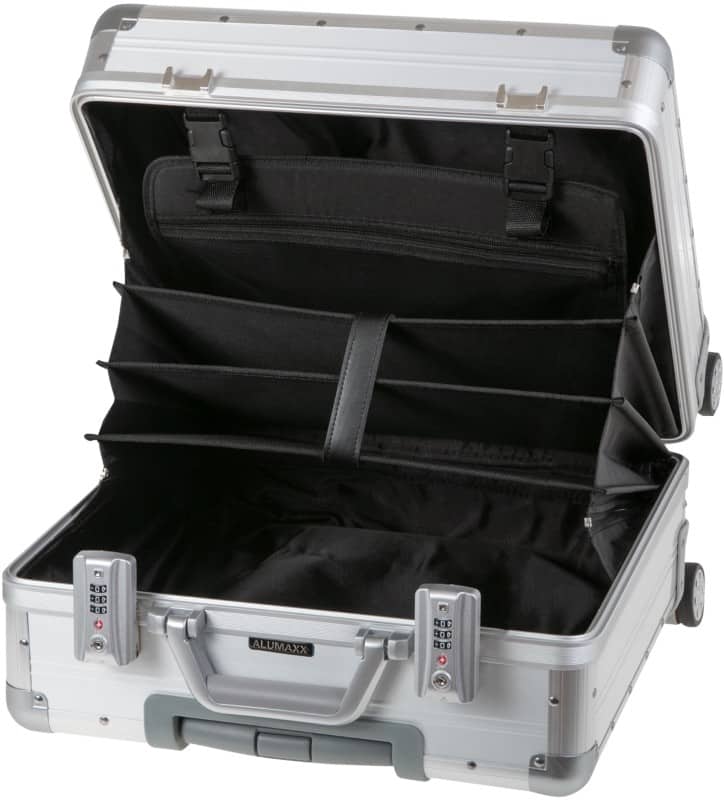 JSA Gemini Reiskoffer 39 x 21 x 42,5 cm Aluminium Zilver Mat