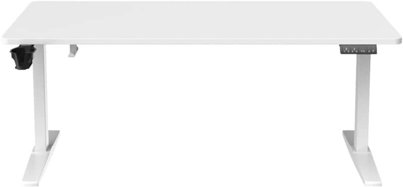 Viking Realspace Elektrisch hoogteverstelbaar Zit-sta-bureau Wit 1,600 (B) x 800 (D) x 1,300 (H) mm Melamine, staal