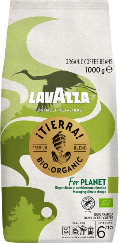 Café en grain Lavazza Tierra 6/10 Moyen 1 kg