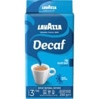 Café moulu Lavazza Décaféiné Intensité 2/5 Doux 250 g