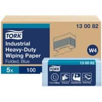 Tork Poetspapier W4 Blauw 3-laags 130082 5 Rollen