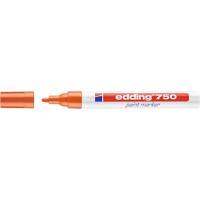 Marqueur peinture edding 750 Permanent Orange Moyenne Ogive 4 mm