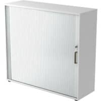 Armoire de classement Hammerbacher 3FH Blanc Bois, Plastique 1200 x 400 x 1100 mm