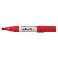 Artline 30N Permanent marker Medium Beitelpunt 2-5 mm Rood Navulbaar Waterproof 12 Stuks