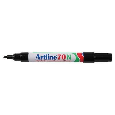 voertuig Dezelfde zin Artline 70N Permanent marker Medium Ronde punt 1,5 mm Zwart Navulbaar  Waterproof 12 Stuks | Viking Direct BE