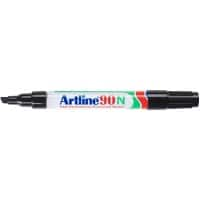 Artline 90N Permanent marker  Medium Beitelpunt 2 - 5 mm Zwart Navulbaar Waterbestendig 12 Stuks