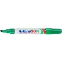 Artline 90N Permanent marker Medium Beitelpunt 2,5-5 mm Groen Navulbaar Waterproof 12 Stuks