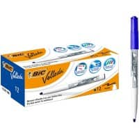 BIC 1741 Whiteboardmarker Medium Ronde Punt 1,5 mm Blauw 12 Stuks