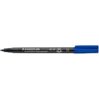 STAEDTLER Lumocolor Permanente OHP Marker Medium Ronde Punt Blauw 10 Stuks