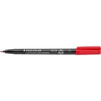 Marqueur OHP STAEDTLER Lumocolor Fin Pointe Ogive Rouge 10 Unités