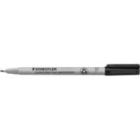 STAEDTLER Lumocolor 316 Overheadmarker 97% gerecycleerd Fijn Ronde punt 0,6 mm Zwart Navulbaar 10 Stuks