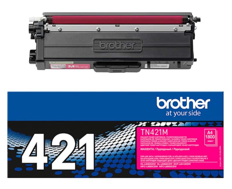 Brother TN-421M Origineel Tonercartridge Magenta