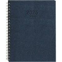 Agenda Brepols Omega Kazar 2026 A4 1 Semaine sur 2 pages Allemand, Anglais, Français, Italien, Néerlandais, Espagnol Bleu 0,030,0685,06,4,0