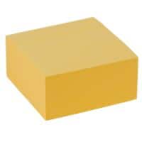 Cube de notes adhésives Viking Jaune pastel 76 x 76 mm 400 Feuilles