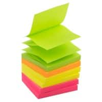 Viking Z-Notes 76 x 76 mm Kleurenassortiment Neon 6 Blokken van 100 Vellen