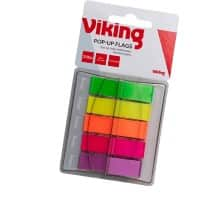 Viking Index Rechthoekig 1,2 x 7 x 4,5 cm Kleurenassortiment Pop Up 5 Stuks à 40 Strips