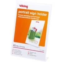 Porte-visuel Viking Obliquely A5 14,9 (L) x 5,6 (P) x 20,7 (H) cm Transparent