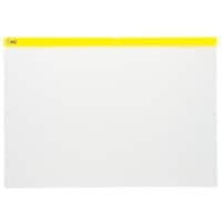 Pochette à fermeture éclair Viking Zip Bag A3 Zip PP (Polypropylène) Paysage 42 (l) x 45 (P) x 29,7 (H) cm Jaune 5 Unités