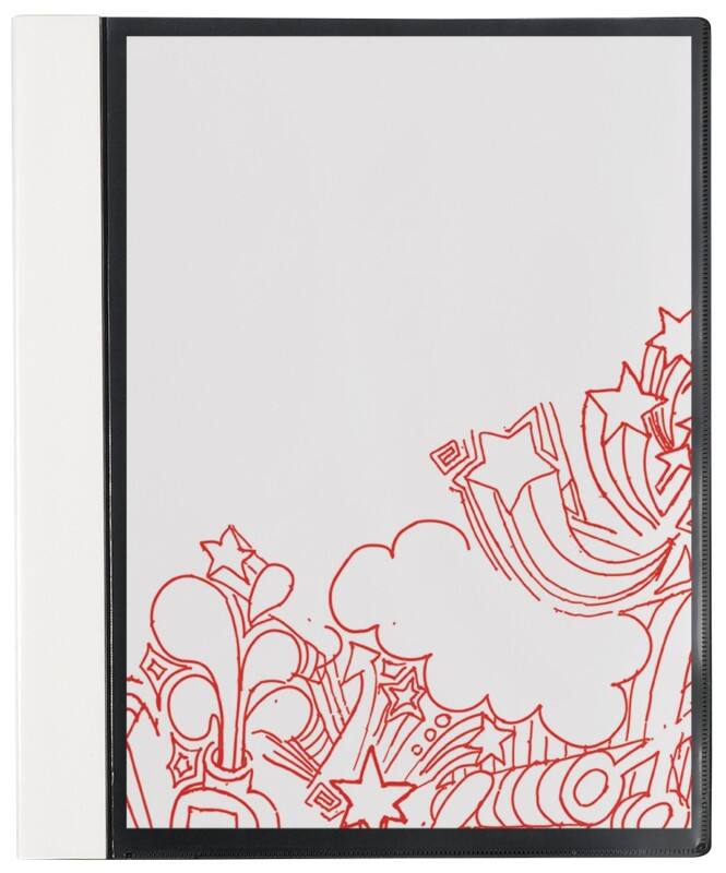 Protège-documents Viking A4 Avec pochette de couverture noire 10 pochettes