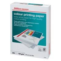 Office Depot Colour printing A4 Kopieerpapier 120 g/m² Glad Wit 250 Vellen
