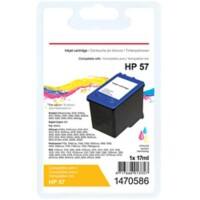 Viking 57 compatibele HP inktcartridge C6657A cyaan, geel, magenta