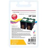 Office Depot Compatibel HP 344 Inktcartridge C9505EE Cyaan, magenta, geel Duopack 2 Stuks