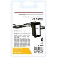 Office Depot Compatibel HP 350XL Inktcartridge CB336EE Zwart
