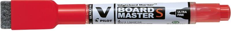 Pilot V-Board Master S Niet-permanent Whiteboard-marker Rood Extra Fijn Ronde punt - 3,5 mm 72% Gerecycled