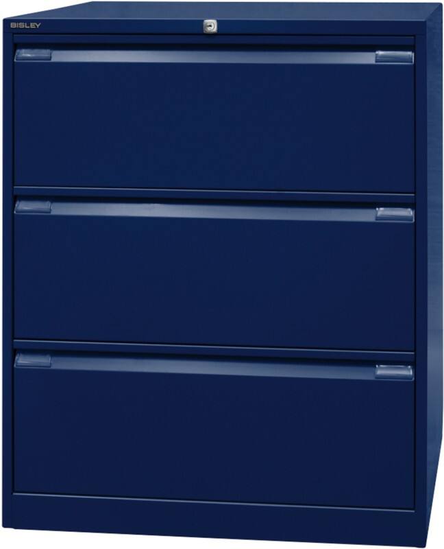 Bisley Archiefkast Staal 3 lades 800 x 622 x 1.016 mm Oxfordblauw