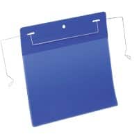DURABLE Pochettes avec reliures Polypropylene Bleu A5 paysage  Codes barre, signes, numéros 21 x 14,8 cm 50 Unités