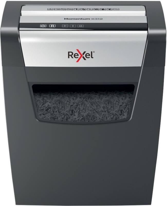 Rexel Momentum X312 Papierversnipperaar Snippers Veiligheidsniveau P-3 12 Vel