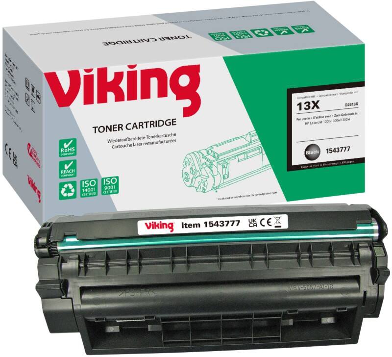 Toner Viking 13X compatible HP Q2613X Noir