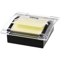 Viking Z-Notes Dispenser Zwart met Sticky Z-Notes Geel 76 x 76 mm 100 Vellen