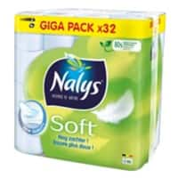 Nalys toiletpapier rol 2-laags 413690 32 rollen à 150 vellen