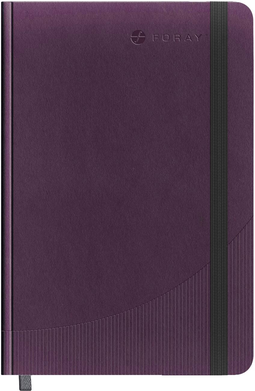 Foray Classic A4 Notitieboek Hardcover Paars Gelinieerd 80 vellen