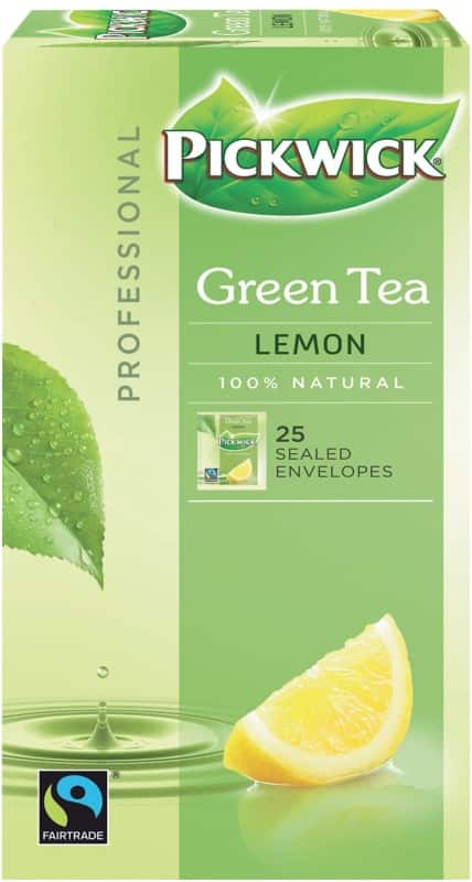 Pickwick Professional Green Tea Lemon Thee 25 Stuks à 2 g