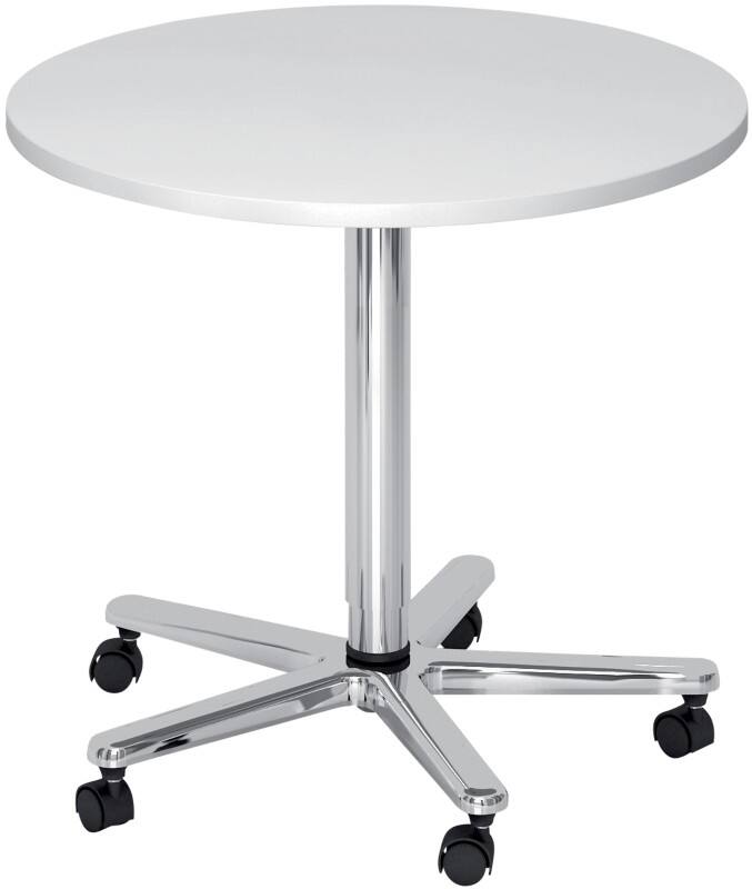 Table d'appoint Hammerbacher VSTO/W/C Argenté, Blanc
