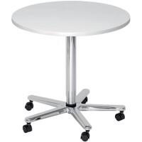 Table d'appoint Hammerbacher VSTO/W/C Argenté, Blanc