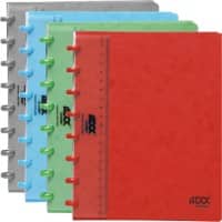 Cahier Adoc Lin-Ex A5 Quadrillé Reliure en spirale Carton Assortiment 144 Pages