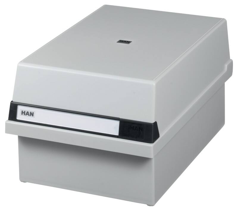 HAN 955-11 Kaartenbak Licht grijs A5 1300 Kunststof, Polystereen 23,5 x 36 x 19 cm