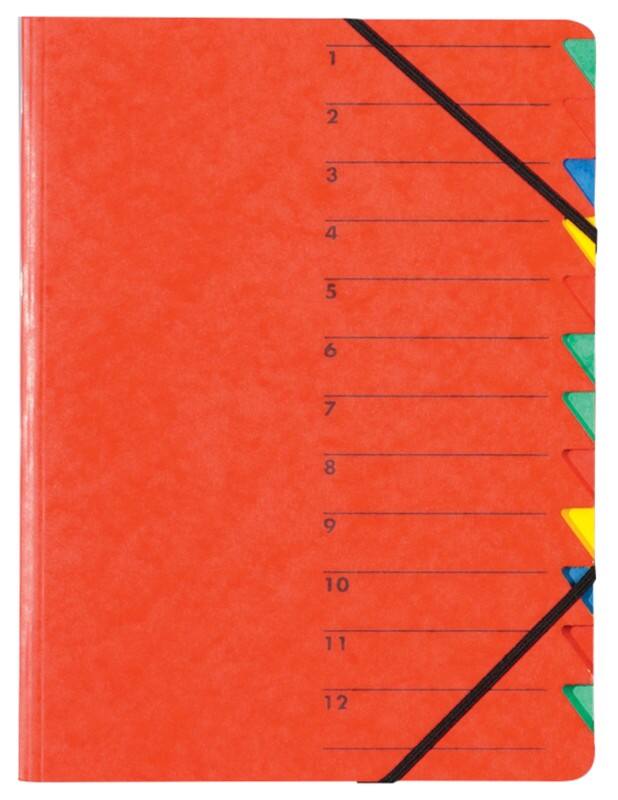 Trieur PAGNA 24131-01 Carton A4 Rouge