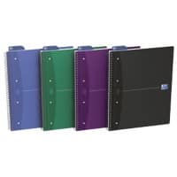 Cahier à spirales OXFORD Office Essentials A4+ Assortiment Couverture laminée Ligné 90 feuilles