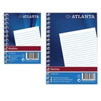 Atlanta A7 Notitieboekje Spiraal Blauw Hardcover Gelinieerd 50 vel