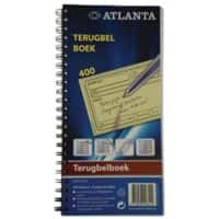 Djois Atlanta 2541907000 Terugbelboek Blauw Speciaal 14 x 29,7 cm 200 vellen