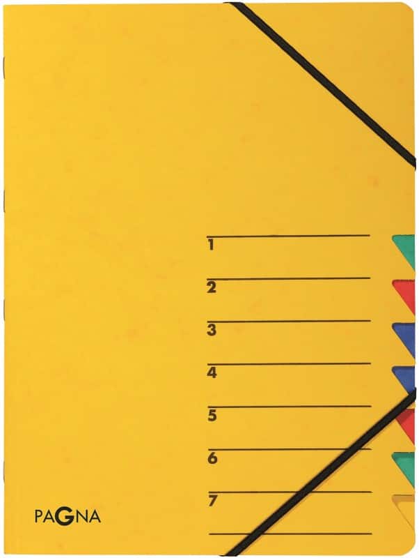 Trieur PAGNA 24061-05 Carton A4 Jaune