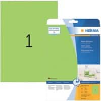 HERMA Etiketten 5151 Neon Groen Rechthoekig 20 Etiketten per pak