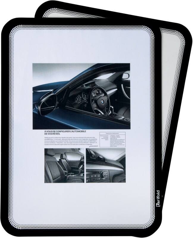 Cadre d'affichage Magneto A4 Djois Noir 194907 2 Unités