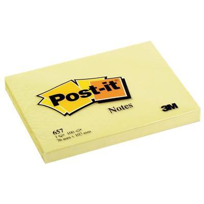 Post-it Notes 102 x 76 mm Canary Yellow Geel 12 Blokken van 100 Vellen